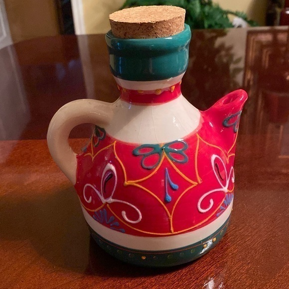 Other - Handpainted in Spain pitcher 7” tall about 16” diameter